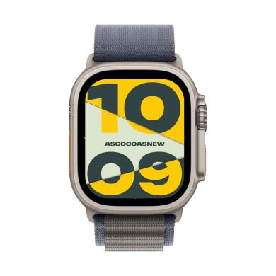 Apple Watch Ultra 2 GPS + Cellular 49mm titane Boucle Alpine bleu L - comme neuf - Reconditionné Apple sur As Good As New